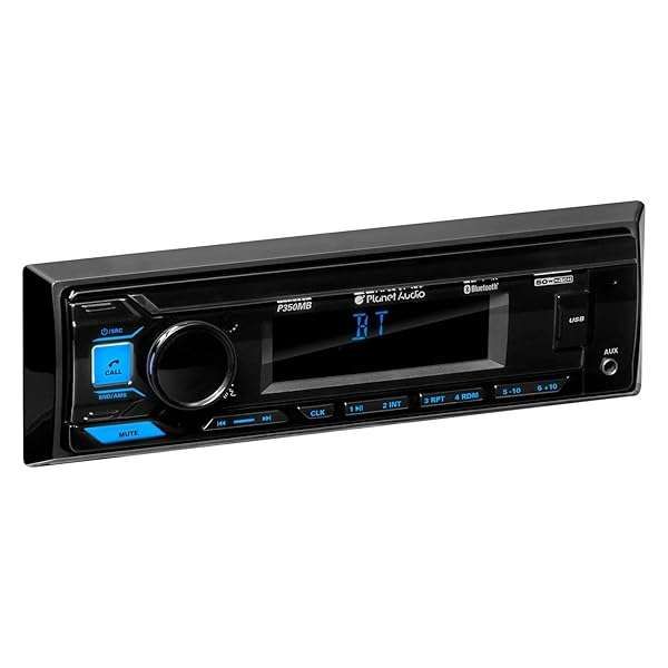 Planet Audio P350MB: Bluetooth Car Stereo with USB, AUX, AM/FM - Hands-Free Calling & MP3 Playback