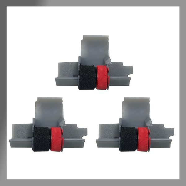 Pokanic IR-40T Ink Roller Ribbon Cartridge 3 Pack for Canon, Casio, Sharp, Citizen Calculators - Compatible & Reliable