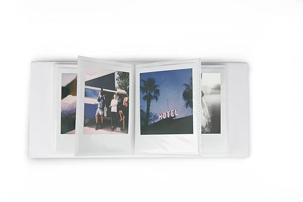 Polaroid Photo Album Small White (6178) - Perfect for Cherished Memories & Instant Photos