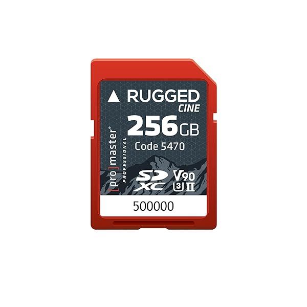ProMaster SDXC 256GB Rugged™ Memory Card CINE UHS-II, (Model 5470)