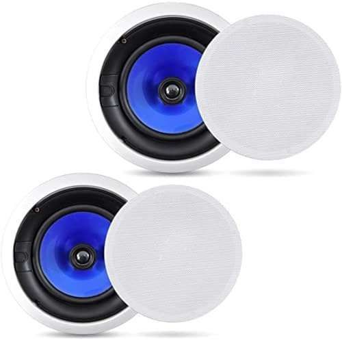 "Enhance Your Home Theater with Pyle Home 2-Way In-Wall Ceiling Speakers - Dual 8" 300W, Adjustable Treble Control"