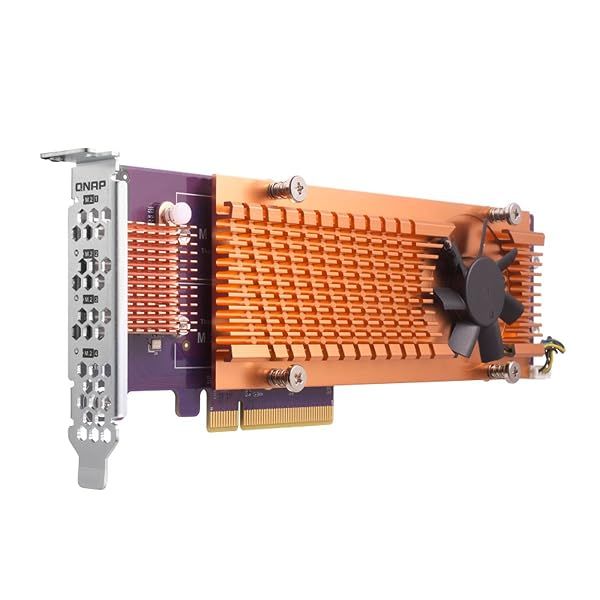 QNAP QM2-4P-384: Quad M.2 PCIe SSD Expansion Card for High-Speed Storage Upgrade