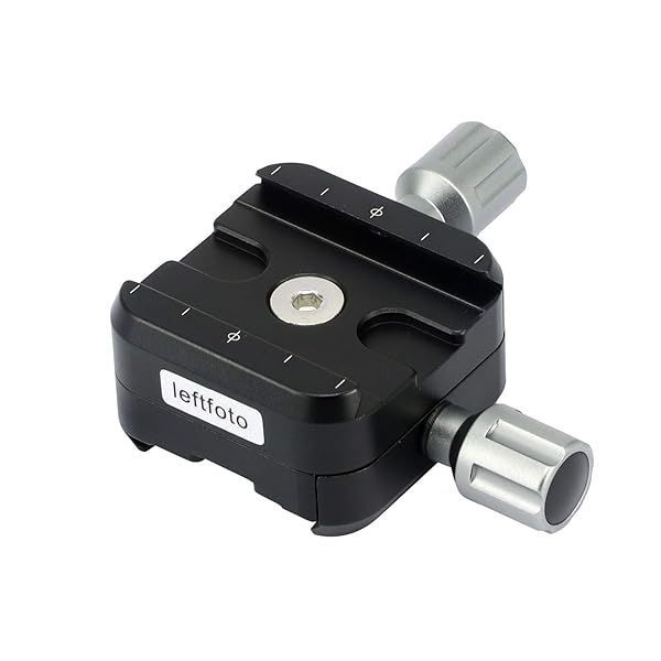 Quick Release Clamp for Arca Swiss RRS Rail Plate Adjustable Double-Sided Nodal Slide Rail Clamp