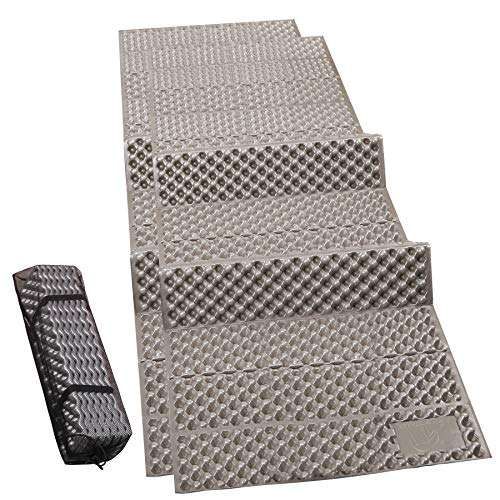 "REDCAMP Closed Cell Foam Sleeping Pad - Lightweight 2-Pack for Camping & Backpacking, 72"x22"x0.75", Grey"