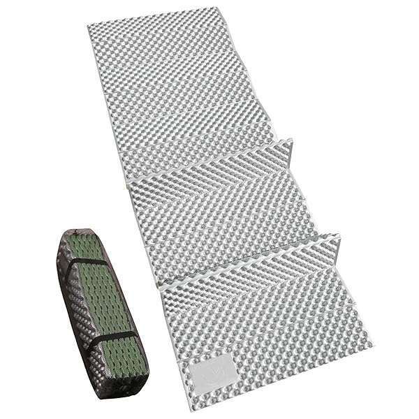 "REDCAMP 22" Wide Closed Cell Foam Sleeping Pad - Lightweight Camping & Hiking Gear, 72"x22"x0.75", Green"