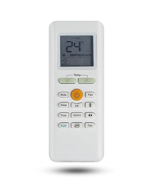 RG70A BGEF Replacement Voice Remote Control for Midea Air Conditioner Models RG70C RG70E RG70F and More