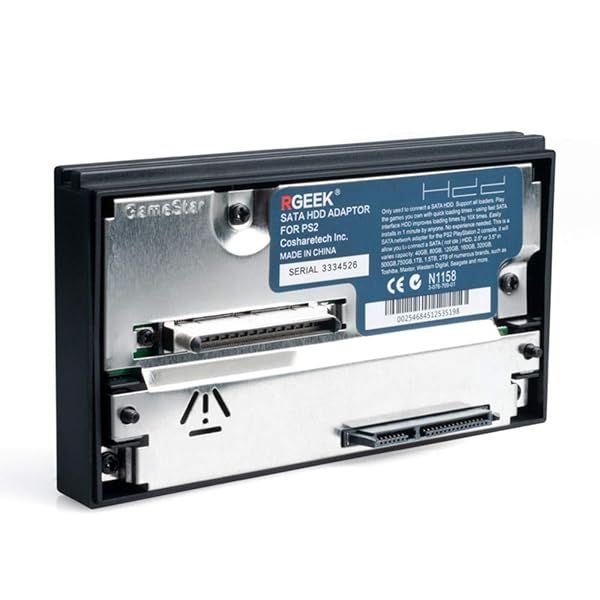 RGEEK SATA HDD Connector for PS2 - Upgrade Your PlayStation 2 Storage Easily!