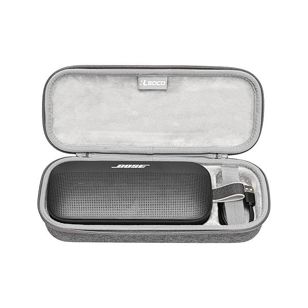 RLSOCO Hard Case for Bose SoundLink Flex and Flex 2nd Gen Bluetooth Speaker Grey