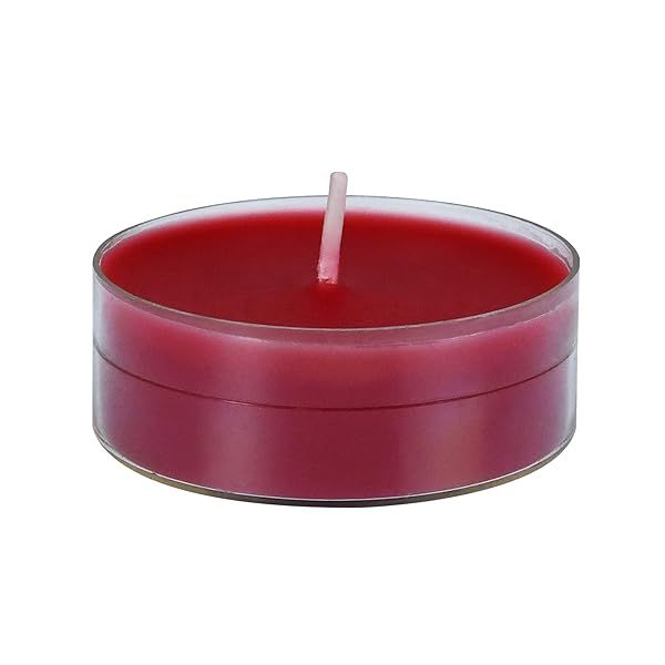 Red Mega Oversized Tealight Candles for Home Decor and Events Perfect for Weddings and Parties