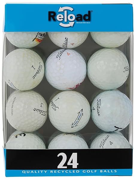 Buy Reload Recycled Titleist Golf Balls (24-Pack) - Eco-Friendly & Affordable Golfing Solution