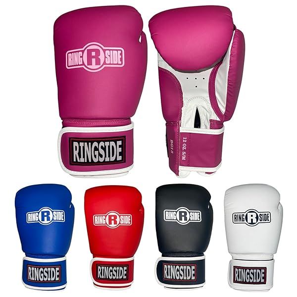 Ringside Striker Boxing Sparring Gloves - Small/Medium Pink/White for Ultimate Training