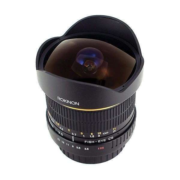 Rokinon FE8M-N 8mm F3.5 Fisheye Lens for Nikon - Compact, High-Quality Photography