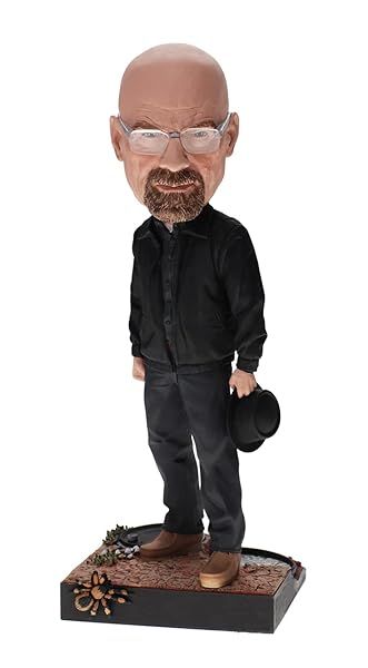 Royal Bobbles Breaking Bad Walter White Collectible Bobblehead Statue for Fans and Collectors