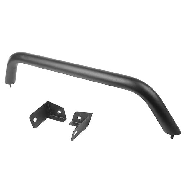 Rugged Ridge Arcus Bumper Tubular Overrider Hoop - Satin Black 11-Gauge Steel for JL/JT Bumpers | Model 11549.03