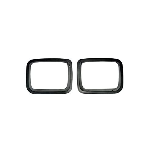 Rugged Ridge Headlight Bezel Kit for 1987-1995 Jeep Wrangler YJ - Black 12419.24