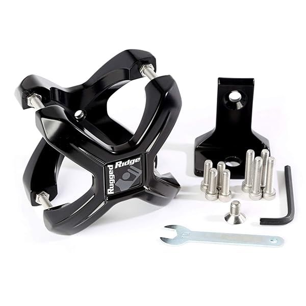 Rugged Ridge X-Clamp Black 2.25-3 Inches | Durable Off-Road Accessory 11030.01