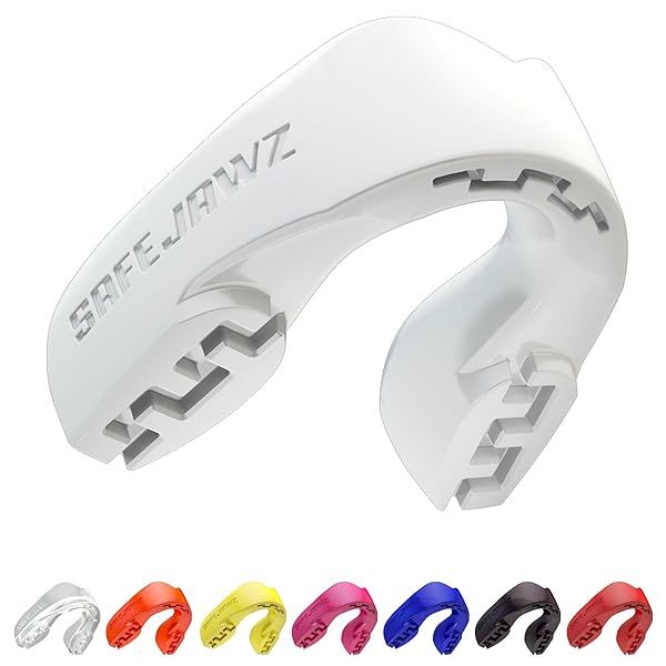 SAFEJAWZ Slim Fit Sports Mouthguard for Adults & Juniors - Ideal for Boxing, MMA, Football & More with Case