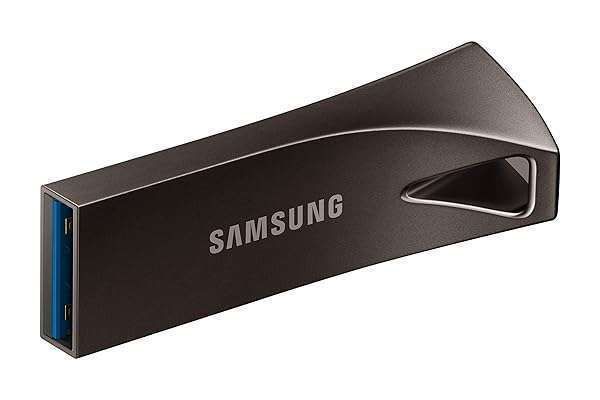 SAMSUNG BAR Plus 256GB USB 3.1 Flash Drive - 400MB/s Speed in Titan Gray (MUF-256BE4/AM)