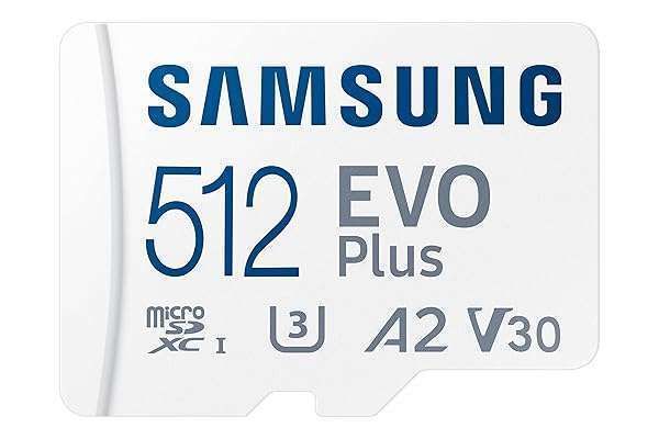 SAMSUNG EVO Plus 512GB Micro SDXC Card - Fast 130MB/s for Gaming & Android Devices | MB-MC512KA/AM