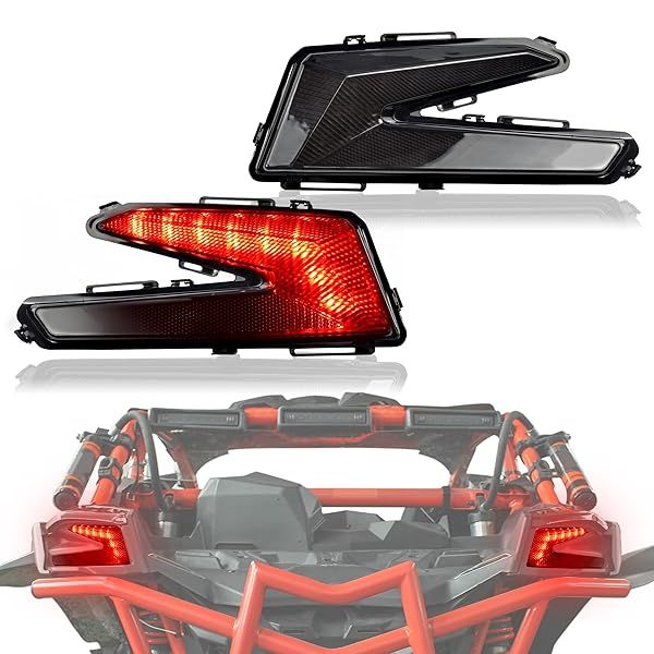 SAUTVS LED Taillights Assembly for Can Am X3 Rear Tail Lights Brake Stop Lights for Maverick X3 XDS XRS Max Turbo R 2017-2025 Accessories 2PCS