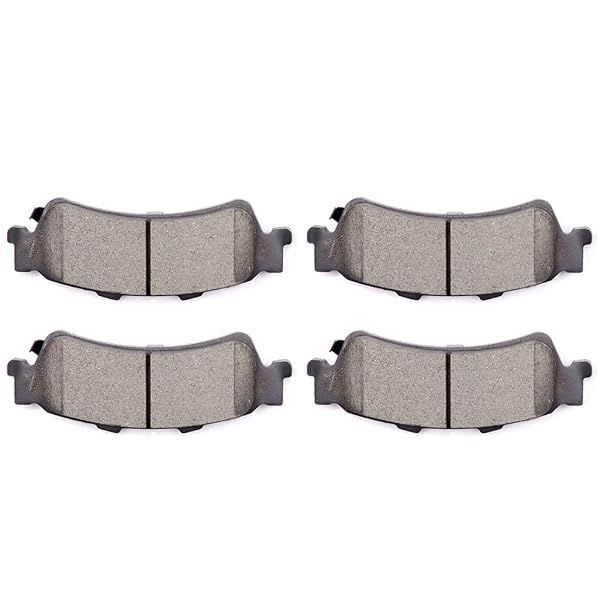 SCITOO Ceramic Rear Brake Pads for Cadillac, Chevy & GMC - Perfect Fit for DeVille, Silverado, Tahoe & More