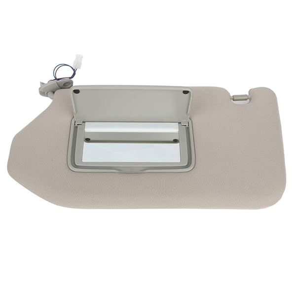 SCITOO Grey Left Driver Side Sun Visor for Nissan Pathfinder & Infiniti QX60/JX35 (2013-2019) - OE:96401-9PB0A