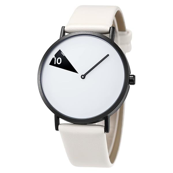 SHENGKE Ultra-Thin Casual Quartz Watch: Stylish Minimalist Design with White Strap