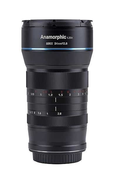 SIRUI 24mm Anamorphic Lens F2.8 1.33X for L Mount - Capture Stunning Blue Flare Shots!