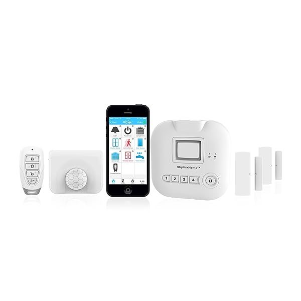 SK-200 SkylinkNet Wireless Alarm System: Smart Home Security with No Monthly Fees for iOS & Android