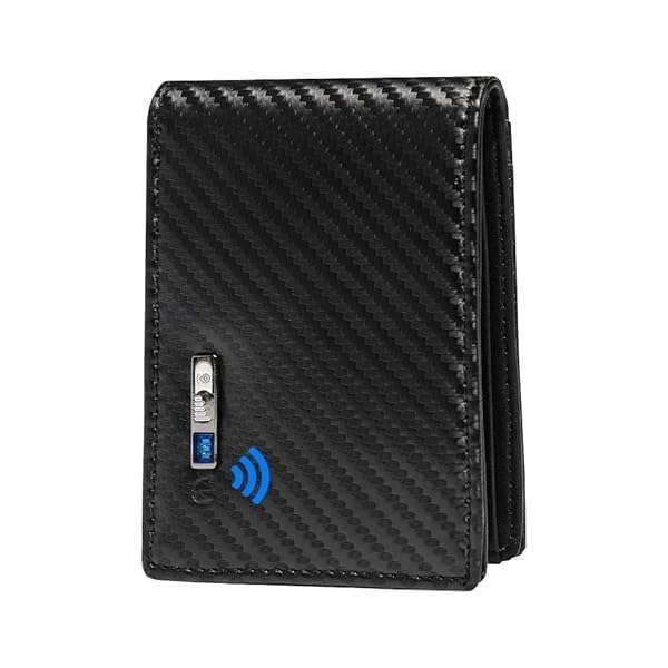 SMART CC Anti-Lost Bluetooth Wallet Tracker - Slim GPS Wallet for Men | Minimalist Credit Card Holder Gift