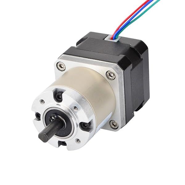 STEPPERONLINE 27:1 Planetary Gearbox for Nema 17 Stepper Motor - Ideal for DIY CNC, Robotics & Camera Projects