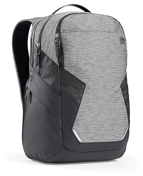 "STM Myth 28L Backpack: Durable & Stylish Laptop Bag for 15" & 16" MacBook Pro - Granite Black"