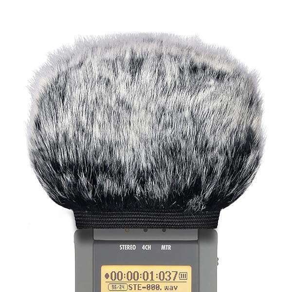 Best SUNMON Microphone Windscreen Muff for Zoom H4N - Outdoor Windshield & Pop Filter for Clear Audio
