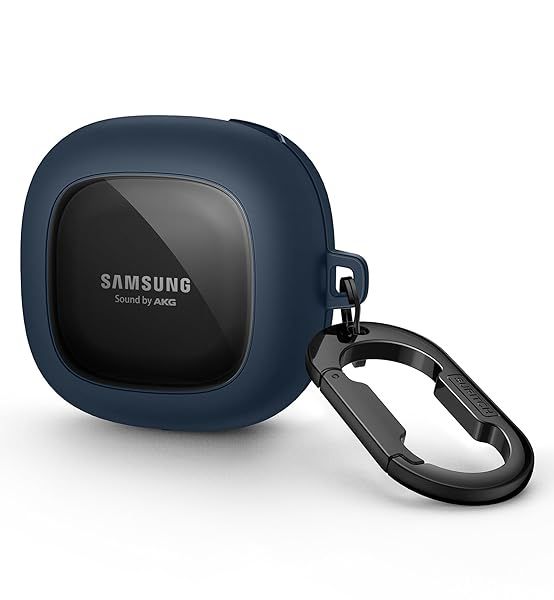 Buy SURITCH Shockproof Protective Case for Samsung Galaxy Buds FE/2 Pro/2/Pro/Live - Durable Cover with Carabiner, Blue