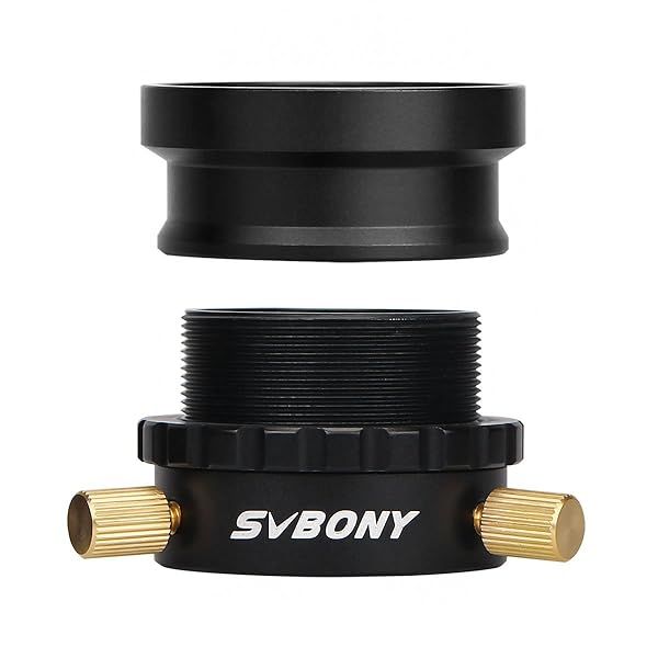 "SVBONY 1.25" Focuser Adapter M42X0.75 for Reflector Telescopes - Enhance Your Eyepiece Experience"