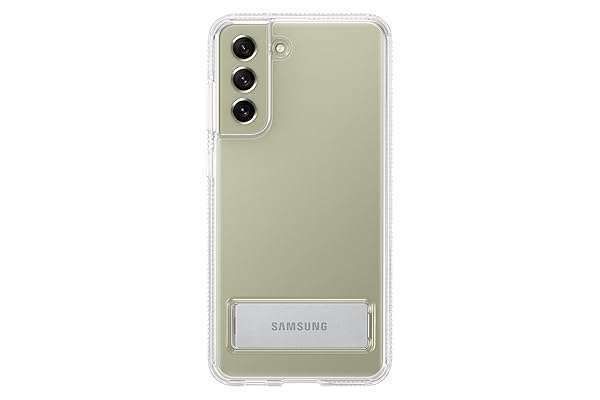 Samsung Galaxy S21 FE 5G Clear Case with Stand - Shockproof, Adjustable Angle, US Version