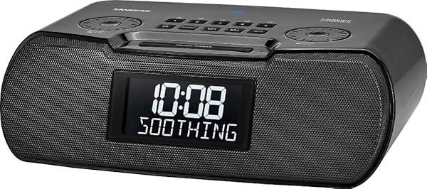 Buy Sangean RCR-30 Bluetooth Clock Radio: FM/AM, USB Charging & Sound Soother - Gray