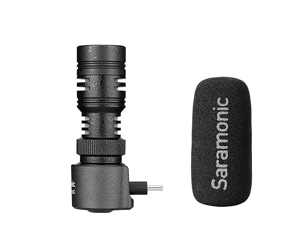 Saramonic SmartMic+UC: Best USB-C Shotgun Microphone for iPhone 15, Android & iPad - Compact & Versatile