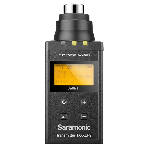 Buy Saramonic TX-XLR9 Plug-on XLR Transmitter for UwMIC9 Wireless Microphone System