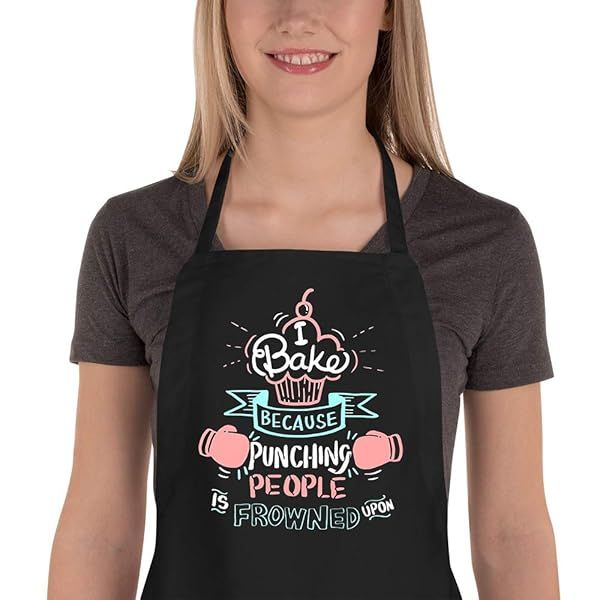 Funny Saukore Baking Aprons for Men & Women - Perfect Gifts for Bakers & Kitchen Lovers!