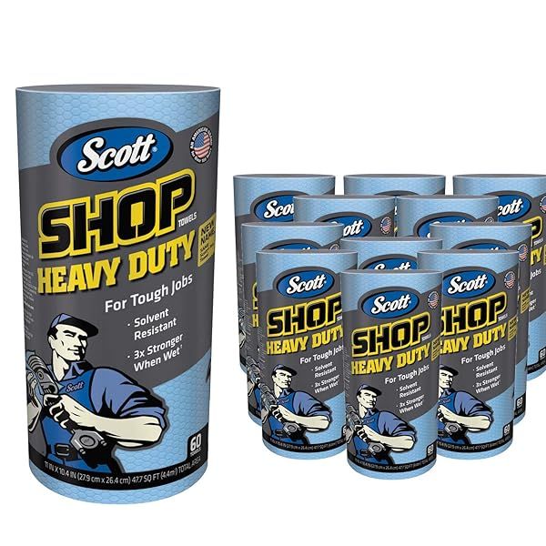 Scott Paper Towels 60 Sheets - 1 Ply, 1 Pack | Durable & Absorbent Cleaning Solution