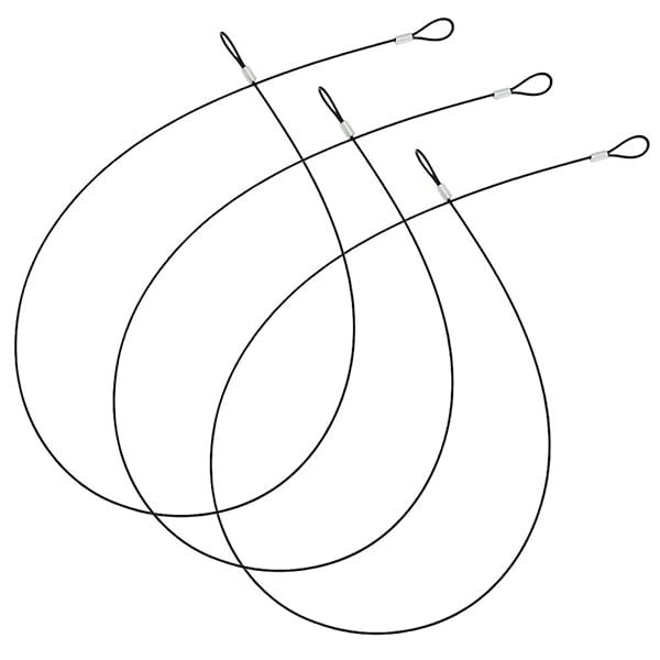 "Sevrwell 35" Stainless Steel Tether Lanyard for GoPro & Action Cameras - 3PCS Durable Safety Solution"