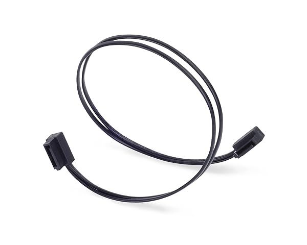 Buy SilverStone CP11B-300 Ultra Thin 300mm SATA Cable - 6Gb/s, 90-Degree Connectors for Optimal Performance