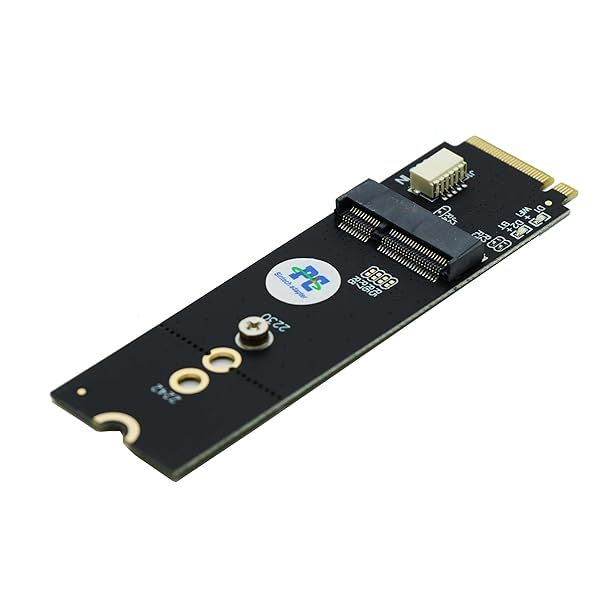 Sintech M.2 M-Key M.2 Key E Module,NGFF WiFi Card to M.2 Key M Adapter Card Compatible for Intel 7260,8260,9260