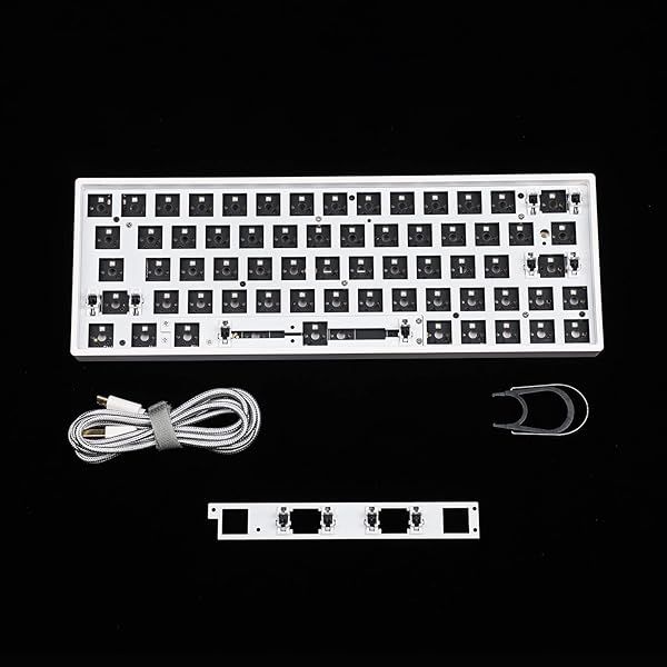 Skyloong GK64x RGB Hot Swap DIY Keyboard Kit - Programmable Cherry MX Case & PCB