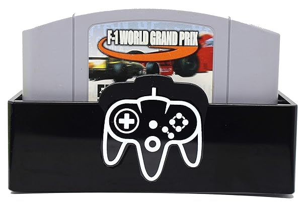 Skywin N64 Game Storage Holder Organizes N64 Cartridges with Simple Stylish Design Perfect for Showcasing Your Game Collection