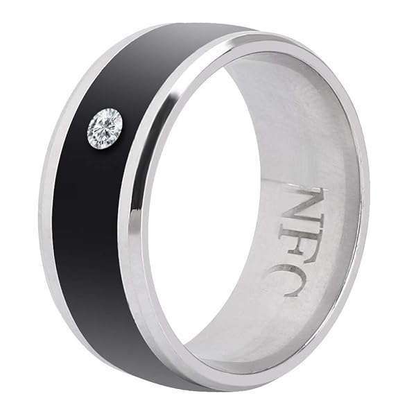 Smart Ring: Waterproof NFC Wearable Device for Mobile Phones - Size 11 Universal Magic Ring