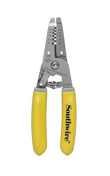 Southwire S1018STR Wire Stripping Tool: Best Wire Stripper & Cutter for 10-18 AWG Solid & 12-20 AWG Stranded Wire