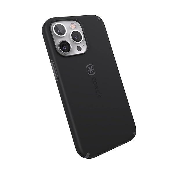Speck iPhone 13 Pro Case: Slim, Dual-Layer Drop Protection & Scratch Resistance in Black/Slate Grey