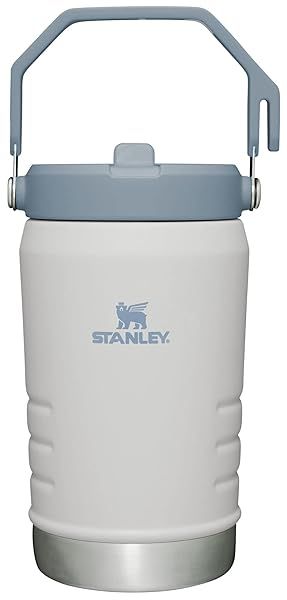 Stanley IceFlow Flip Straw Jug 40 oz Insulated Stainless Steel Travel Sports Bottle Leak Resistant BPA Free Fog